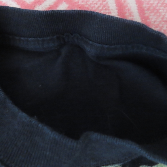 Skeleton Mens Graphic TShirt Vintage Glow Dark Halloween Black Cotton no size - Picture 3 of 3